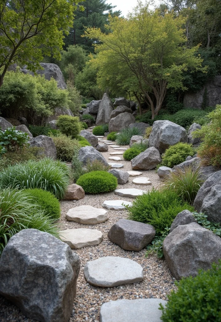 NZ Native Garden Landscape Design: An Expert Guide with 20 Naturally-Inspired Visual Concepts - 8. Rock Gardens: Natural Textures