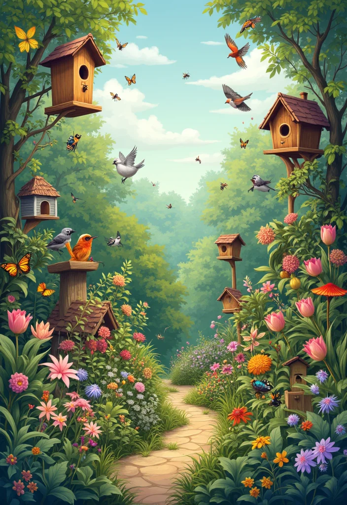 New Build Garden Ideas: A Fresh Guide with 18 Modern Outdoor Inspirations - 15. Wildlife Habitats