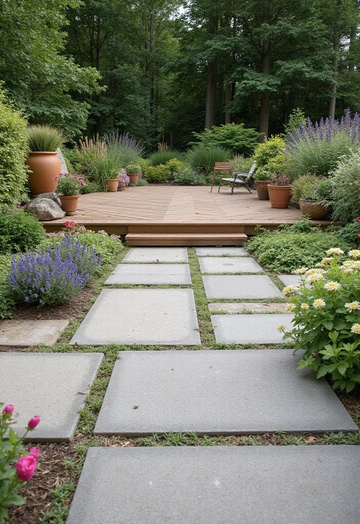 New Build Garden Ideas: A Fresh Guide with 18 Modern Outdoor Inspirations - 3. Sustainable Hardscaping