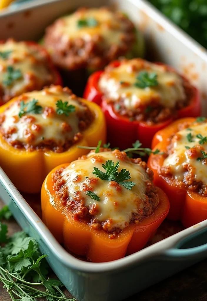 Olive Garden Italian Dressing Chicken: Step-by-Step Cooking Guide with 17 Flavorful Serving Inspirations - 10. Stuffed Bell Peppers