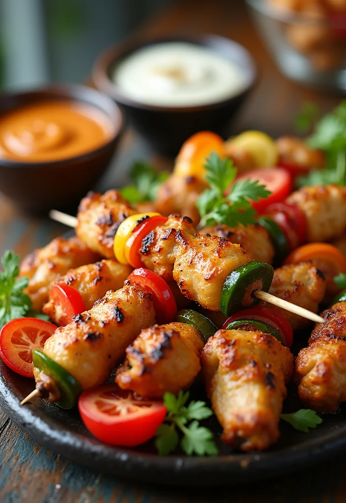 Olive Garden Italian Dressing Chicken: Step-by-Step Cooking Guide with 17 Flavorful Serving Inspirations - 11. Skewered Delights