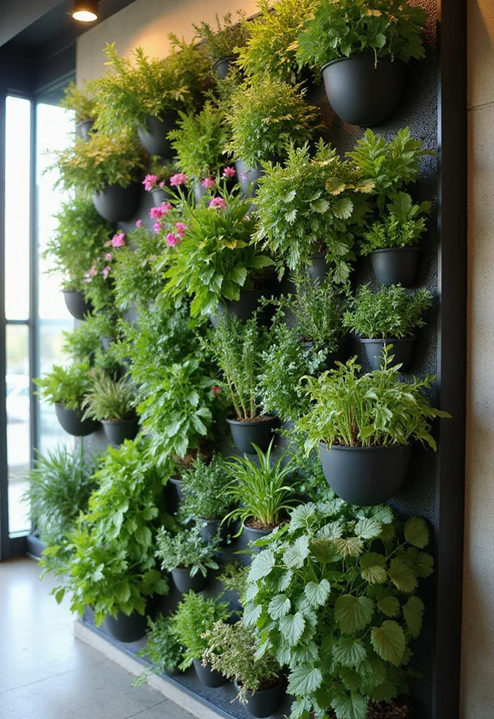 Outdoor Design Garden Ideas: A Versatile Guide with 18 Refreshing Outdoor Inspirations - 1. Vertical Wall Gardens