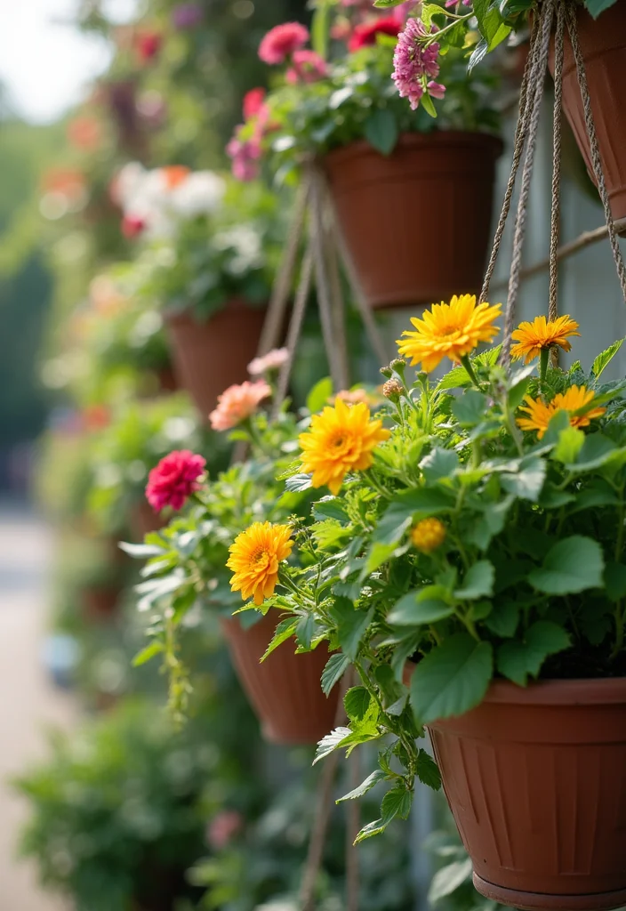 Outdoor Design Garden Ideas: A Versatile Guide with 18 Refreshing Outdoor Inspirations - 14. Outdoor Plant Hangers