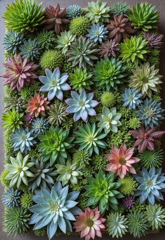 Outdoor Design Garden Ideas: A Versatile Guide with 18 Refreshing Outdoor Inspirations - 18. Succulent Walls