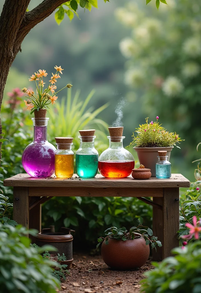 Over the Garden Wall: A Themed Guide with 17 Enchanting Story-Inspired Concepts - 5. The Magical Potion Station