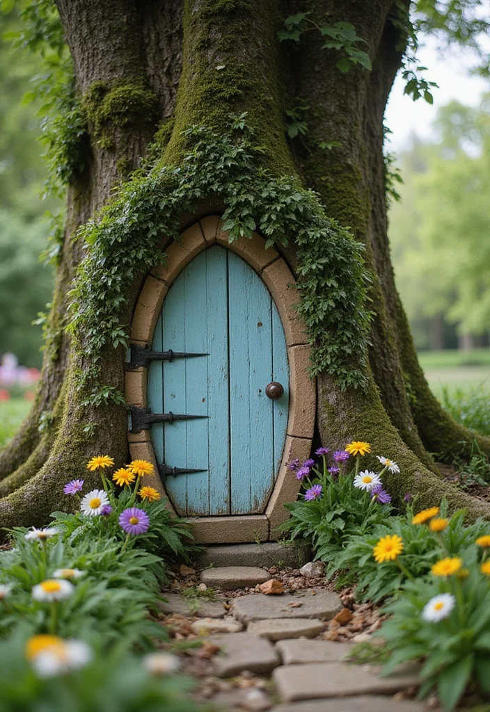 Over the Garden Wall Decor: A Charming Guide with 17 Storybook-Inspired Inspirations - 11. Nature’s Fairy Door