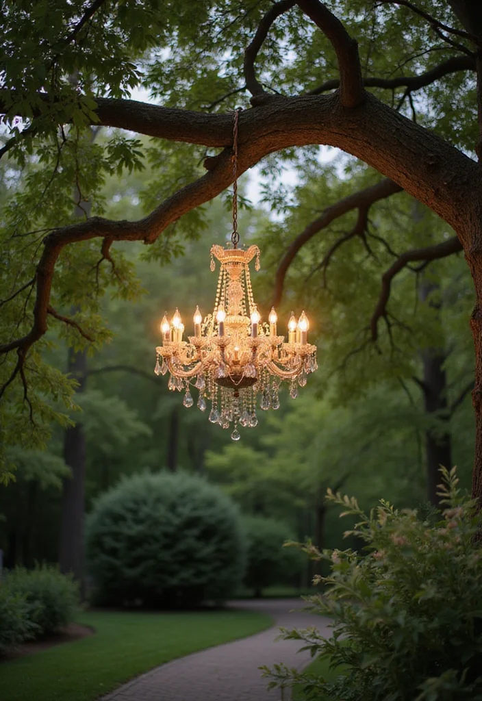Over the Garden Wall Decor: A Charming Guide with 17 Storybook-Inspired Inspirations - 12. Garden Chandeliers