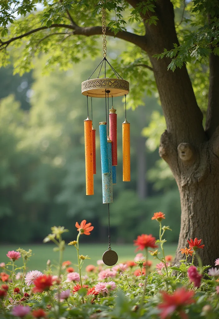 Over the Garden Wall Decor: A Charming Guide with 17 Storybook-Inspired Inspirations - 14. Musical Wind Chimes