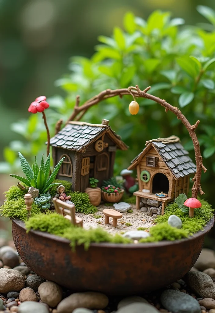 Over the Garden Wall Decor: A Charming Guide with 17 Storybook-Inspired Inspirations - 17. Miniature Fairy Gardens
