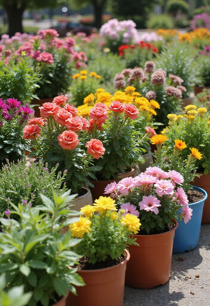 Plant Decor Outdoor Garden Ideas: A Fresh Guide with 18 Nature-Driven Styling Inspirations - 10. Colorful Container Gardens