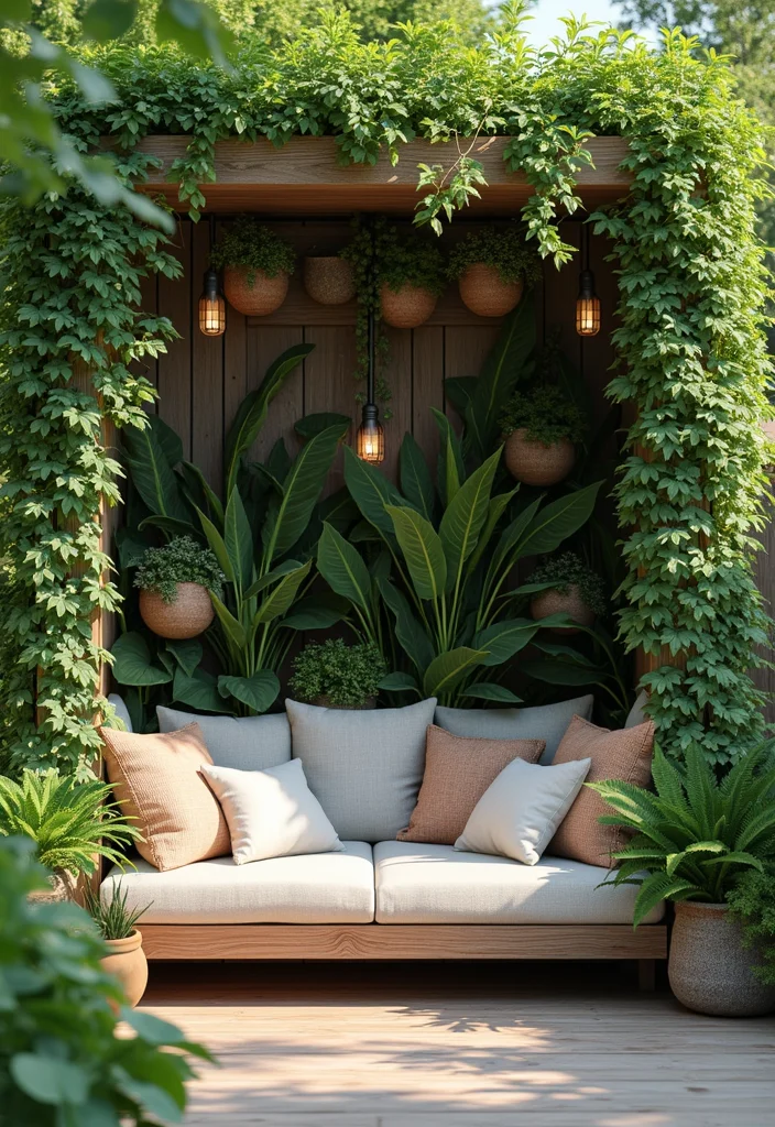 Plant Decor Outdoor Garden Ideas: A Fresh Guide with 18 Nature-Driven Styling Inspirations - 5. Cozy Seating Nooks with Planters