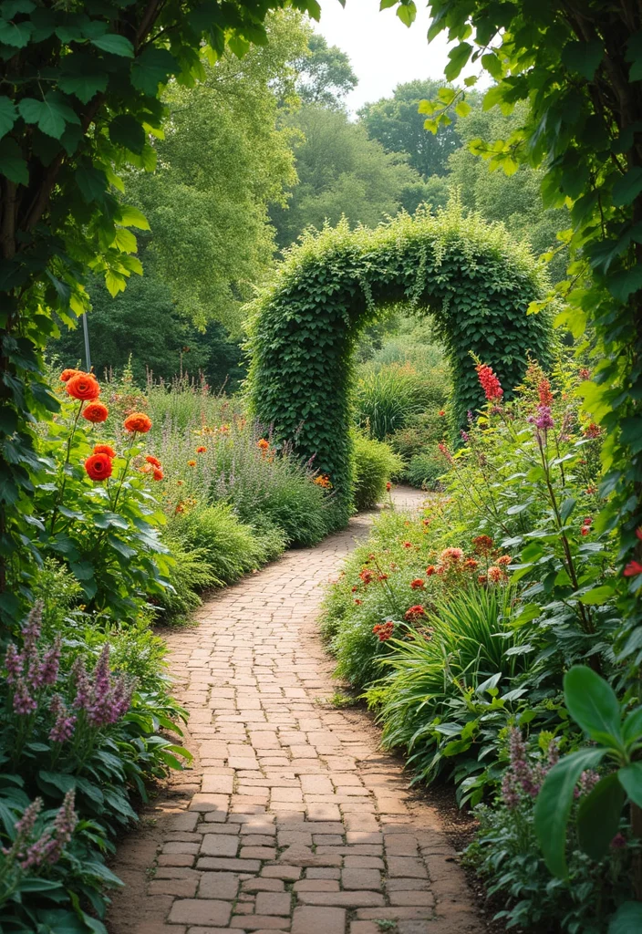 Plant Decor Outdoor Garden Ideas: A Fresh Guide with 18 Nature-Driven Styling Inspirations - 6. Natural Pathways with Edible Borders