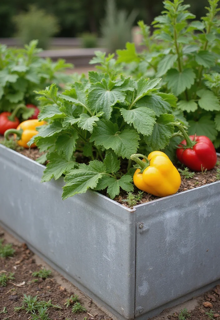 Raised Garden Beds DIY: A Hands-On Guide with 20 Creative Build Inspirations - 5. Metal Raised Beds