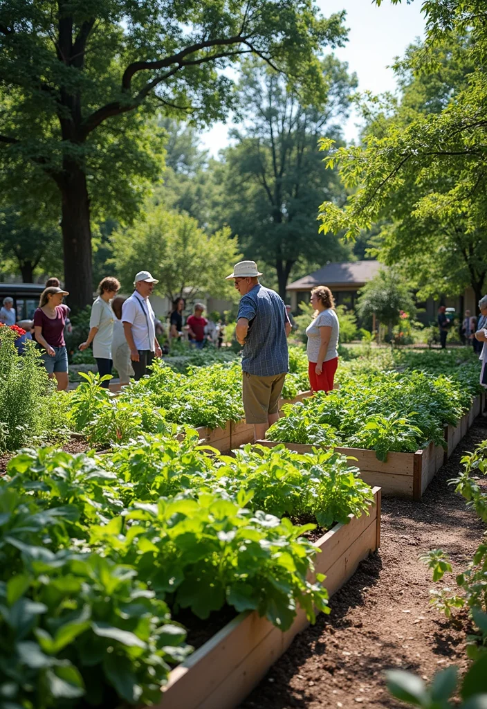 Raised Vegetable Garden Design Layout: A Step-by-Step Guide with 17 Functional Layout Inspirations - 13. Community Garden Beds