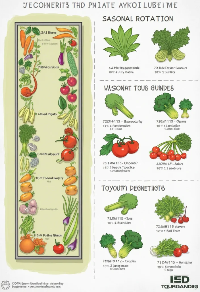 Raised Vegetable Garden Design Layout: A Step-by-Step Guide with 17 Functional Layout Inspirations - 17. Seasonal Rotation Layout
