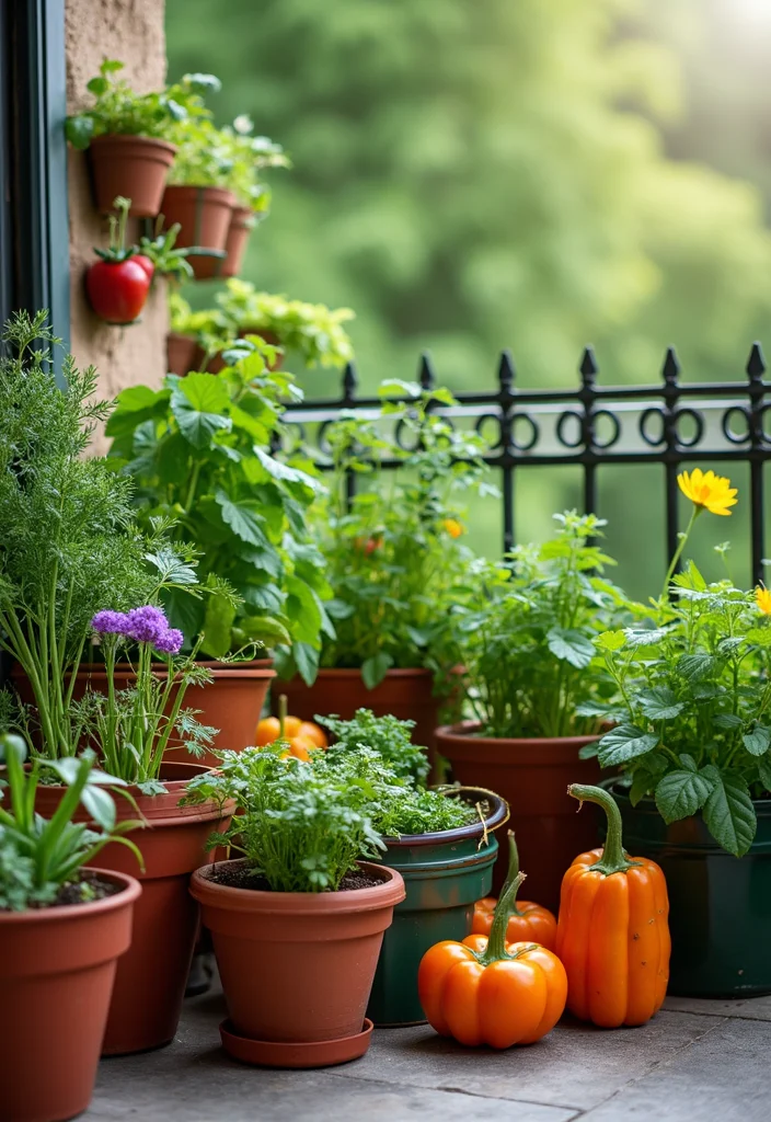 Raised Vegetable Garden Design Layout: A Step-by-Step Guide with 17 Functional Layout Inspirations - 4. Container Gardening