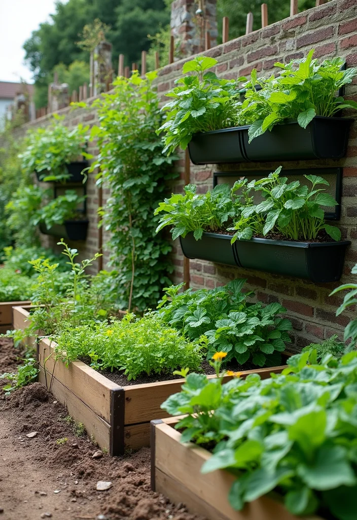 Raised Vegetable Garden Design Layout: A Step-by-Step Guide with 17 Functional Layout Inspirations - 8. Horizontal and Vertical Combos