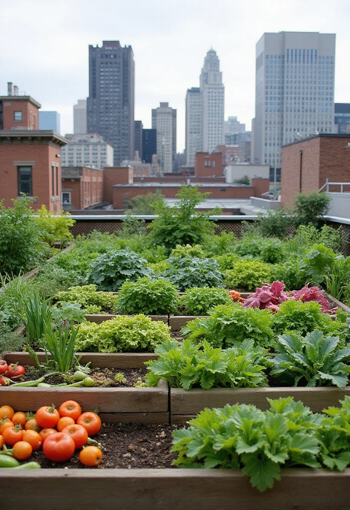 Roof Garden Design Rooftop Terrace: A Stylish Guide with 18 Elevated Outdoor Inspirations - 1. Lush Vegetable Plots