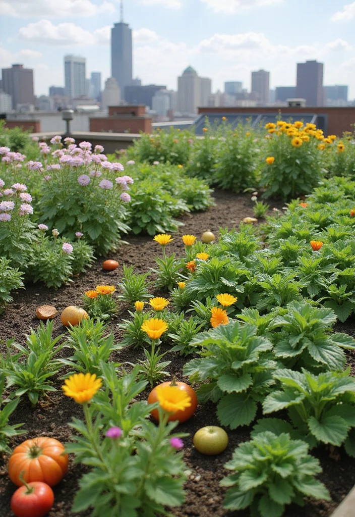 Roof Garden Design Rooftop Terrace: A Stylish Guide with 18 Elevated Outdoor Inspirations - 13. Edible Landscaping