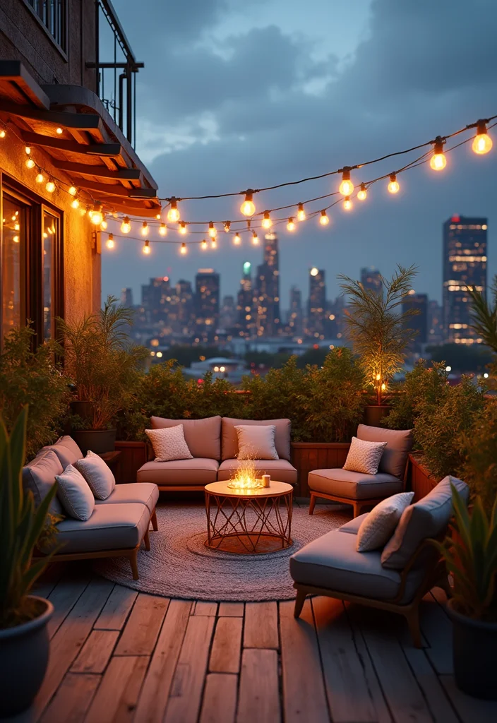 Roof Garden Design Rooftop Terrace: A Stylish Guide with 18 Elevated Outdoor Inspirations - 2. Cozy Lounge Areas