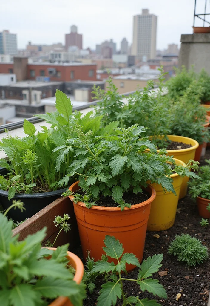 Roof Garden Design Rooftop Terrace: A Stylish Guide with 18 Elevated Outdoor Inspirations - 4. Urban Herb Gardens