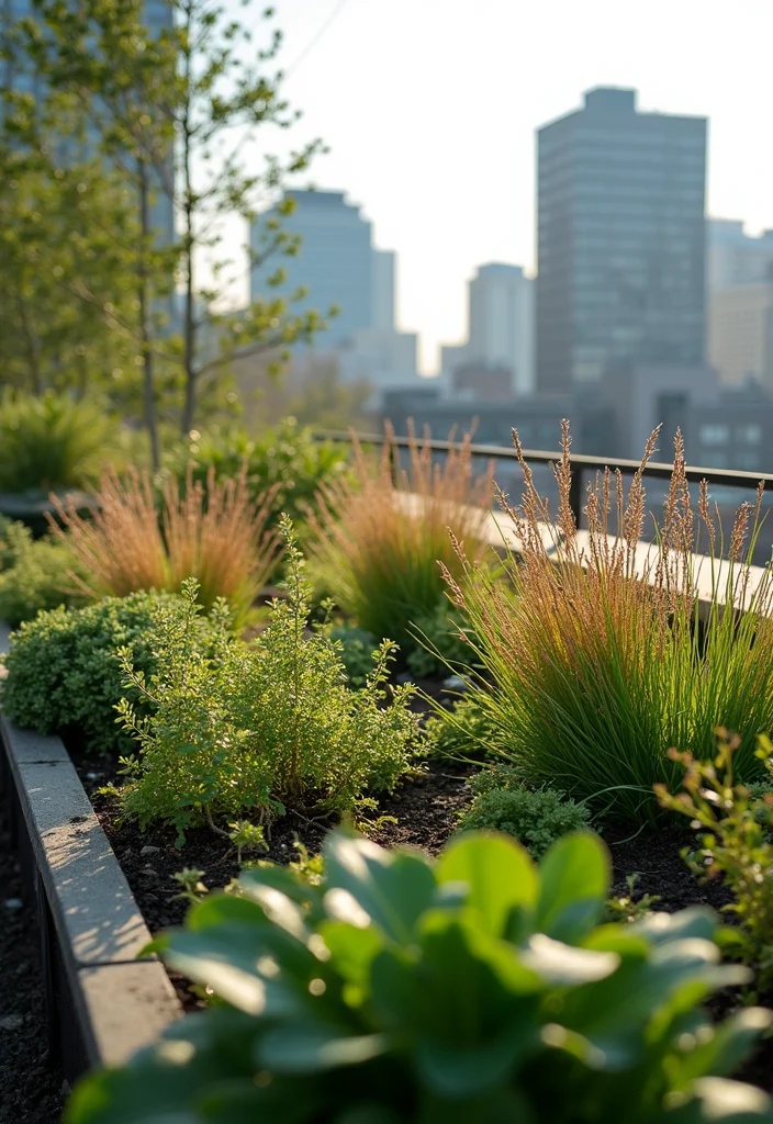 Roof Garden Design Rooftop Terrace: A Stylish Guide with 18 Elevated Outdoor Inspirations - 9. Seasonal Planting
