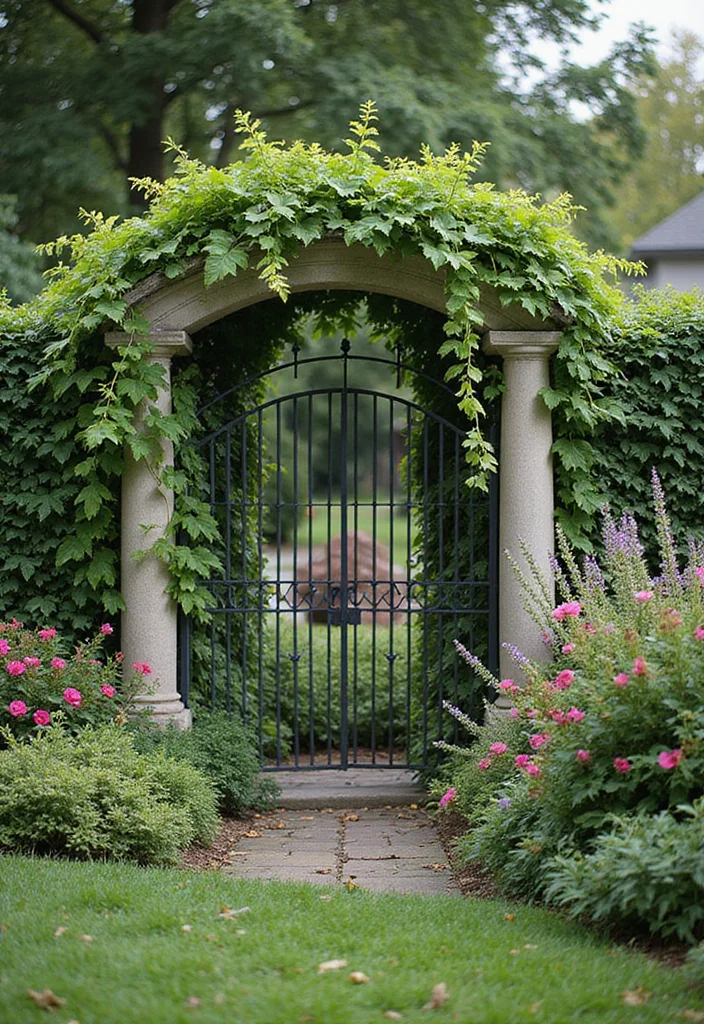 Small Front Garden Ideas: A Compact Guide with 18 Charming Curbside Inspirations - 7. Decorative Fencing and Borders