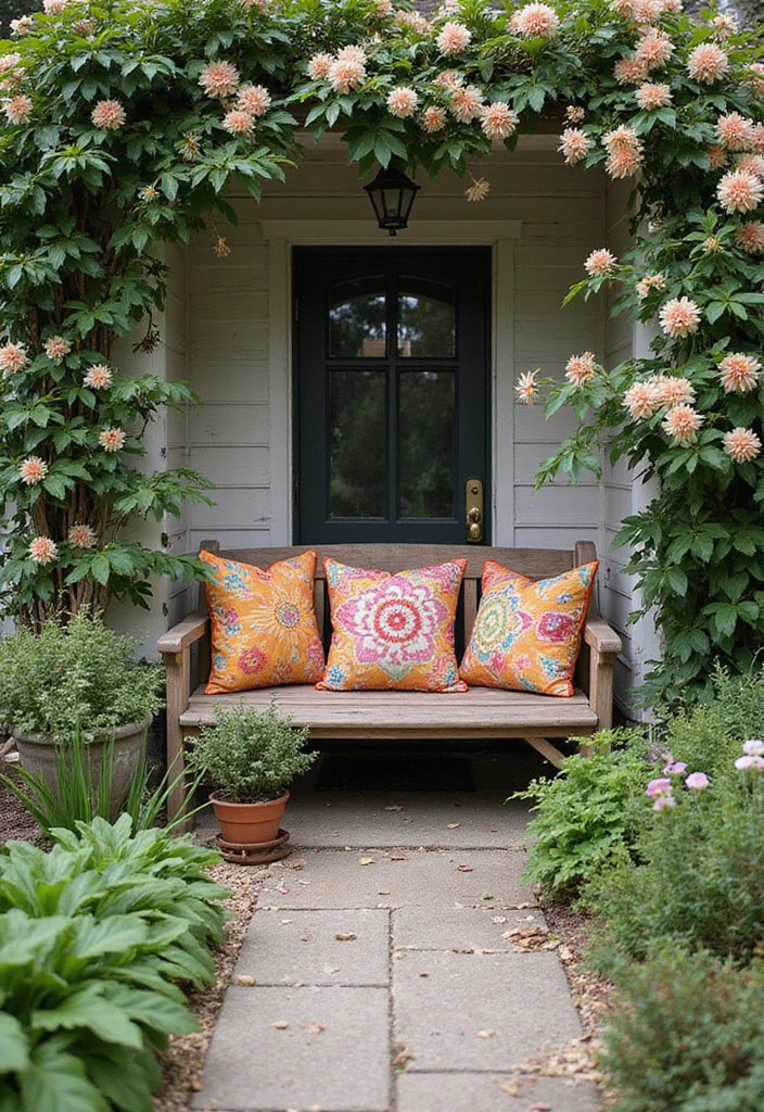 Small Front Garden Ideas UK: A Practical Guide with 18 Inspiring Visual Touches for a Beautiful Entrance - 11. Cozy Seating Nooks