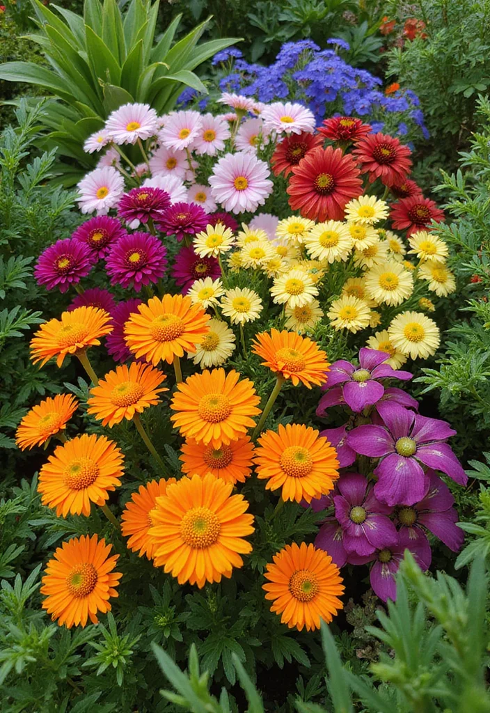 Small Front Garden Ideas UK: A Practical Guide with 18 Inspiring Visual Touches for a Beautiful Entrance - 4. Seasonal Flower Displays for Year-Round Color