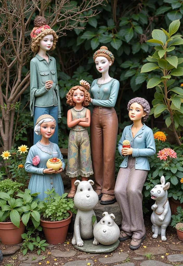 Small Garden Design Ideas Budget: A Smart Guide with 17 Affordable Makeover Inspirations - 13. Garden Art