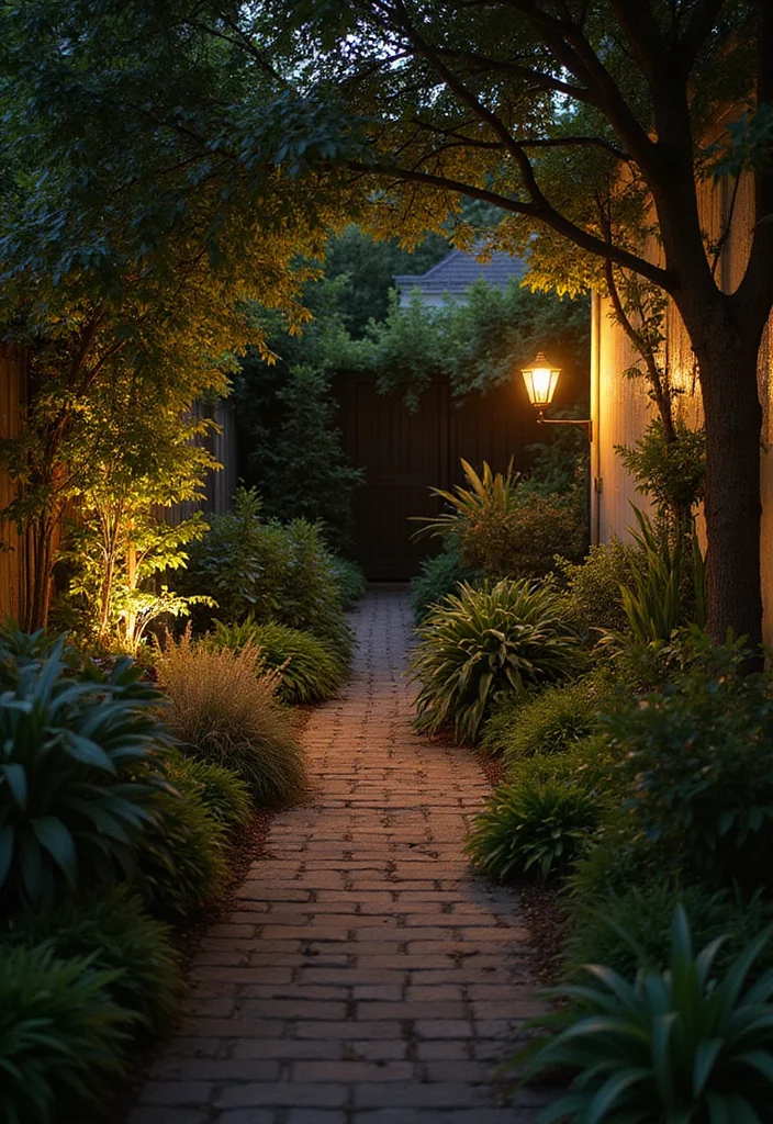 Small Garden Design Low Maintenance: A Simple Guide with 18 Easy-Care Inspirations - 13. Garden Lighting: Create Ambiance