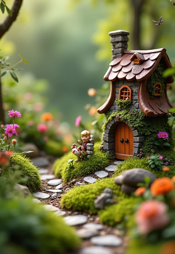 Small Garden Design Low Maintenance: A Simple Guide with 18 Easy-Care Inspirations - 15. Fairy Gardens: Add a Touch of Whimsy