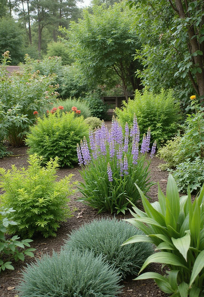 Small Garden Design Low Maintenance: A Simple Guide with 18 Easy-Care Inspirations - 3. Native Plants: The Easy Choice