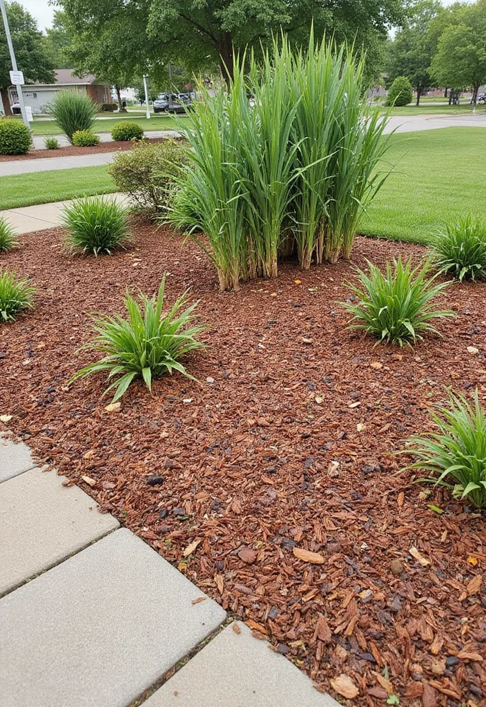 Small Garden Design Low Maintenance: A Simple Guide with 18 Easy-Care Inspirations - 7. Decorative Mulch: The Finishing Touch