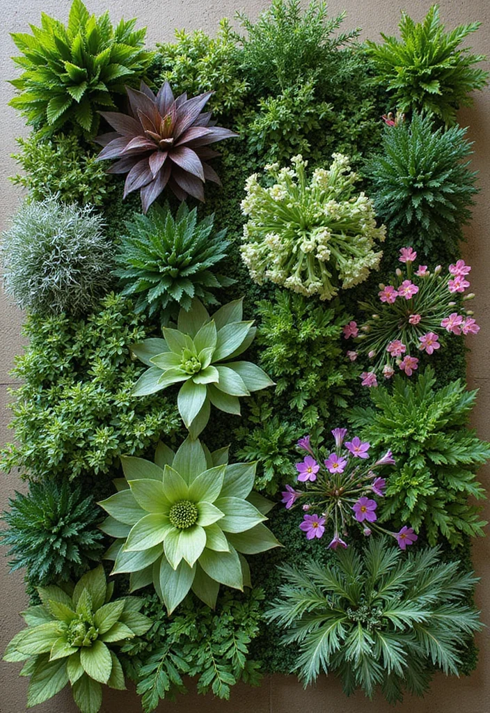 Small Garden Layout Ideas Design: A Compact Guide with 18 Well-Planned Layout Inspirations - 1. Vertical Plant Walls