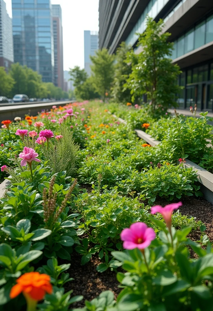 Small Garden Layout Ideas Design: A Compact Guide with 18 Well-Planned Layout Inspirations - 13. Green Roofs
