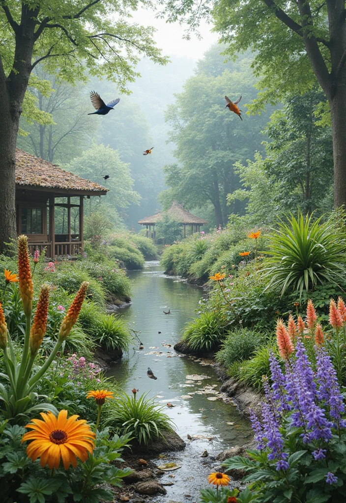 Small Garden Layout Ideas Design: A Compact Guide with 18 Well-Planned Layout Inspirations - 16. Wildlife Gardens