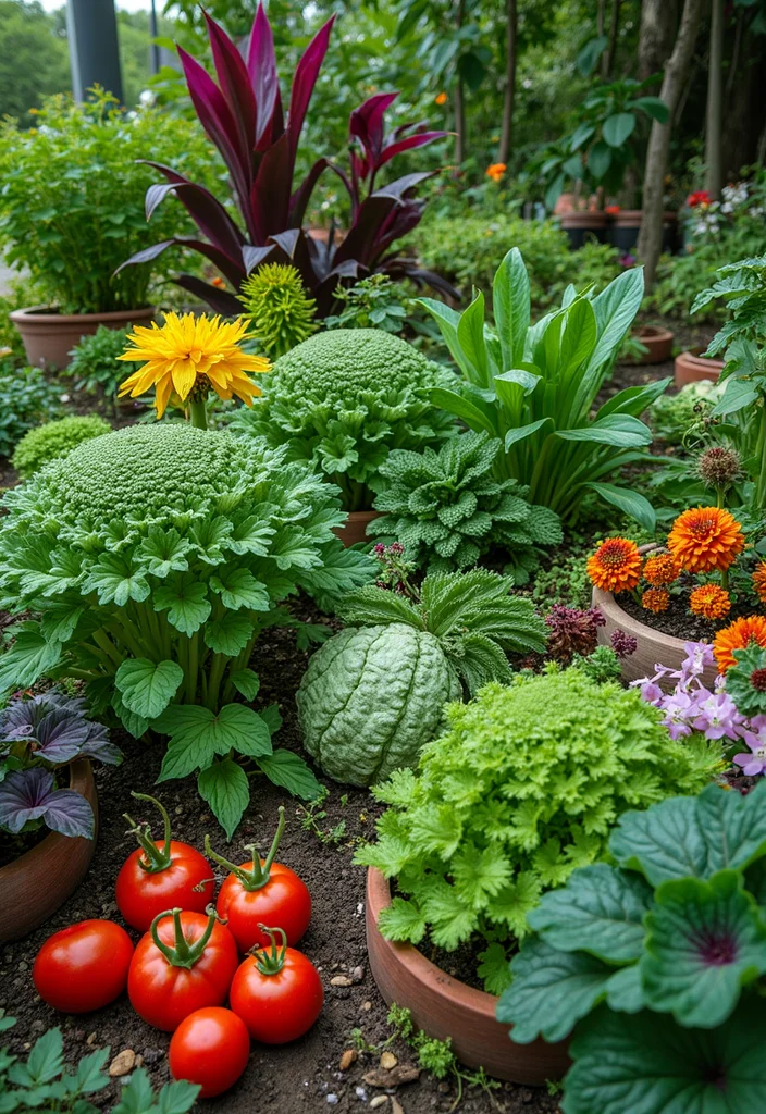 Small Garden Layout Ideas Design: A Compact Guide with 18 Well-Planned Layout Inspirations - 6. Edible Landscaping