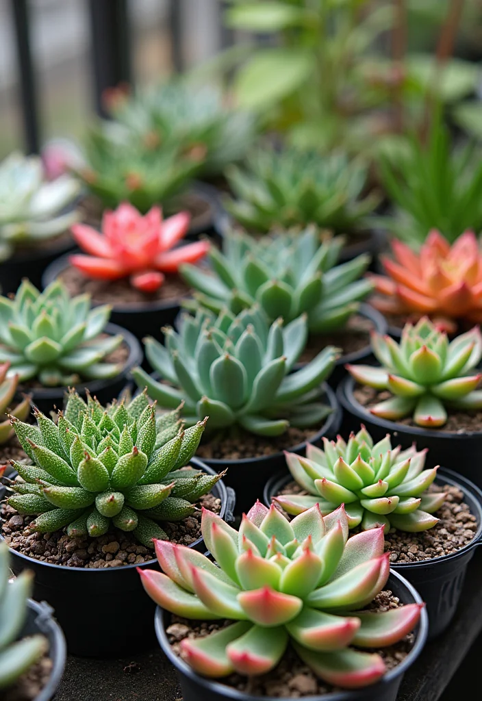 Small Garden Layout Ideas Design: A Compact Guide with 18 Well-Planned Layout Inspirations - 8. Succulent Arrangements