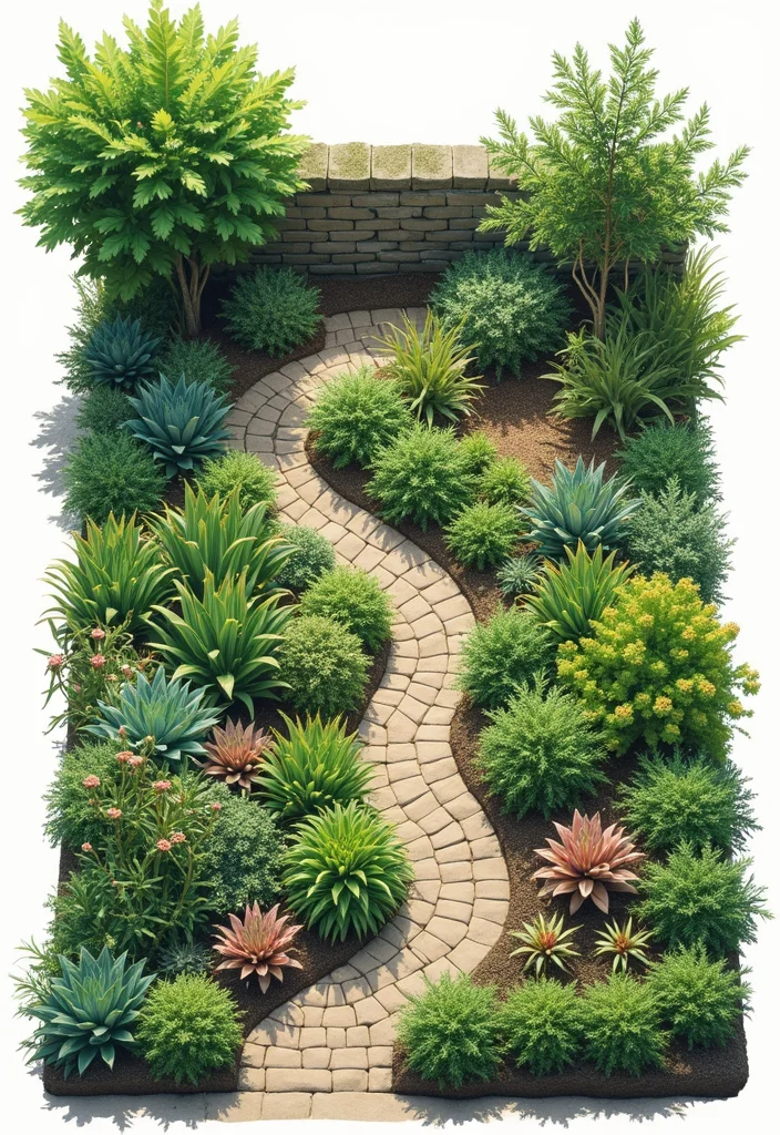 Square Garden Design Layout Landscaping: A Structured Guide with 19 Balanced Layout Inspirations - 13. Microclimate Zones