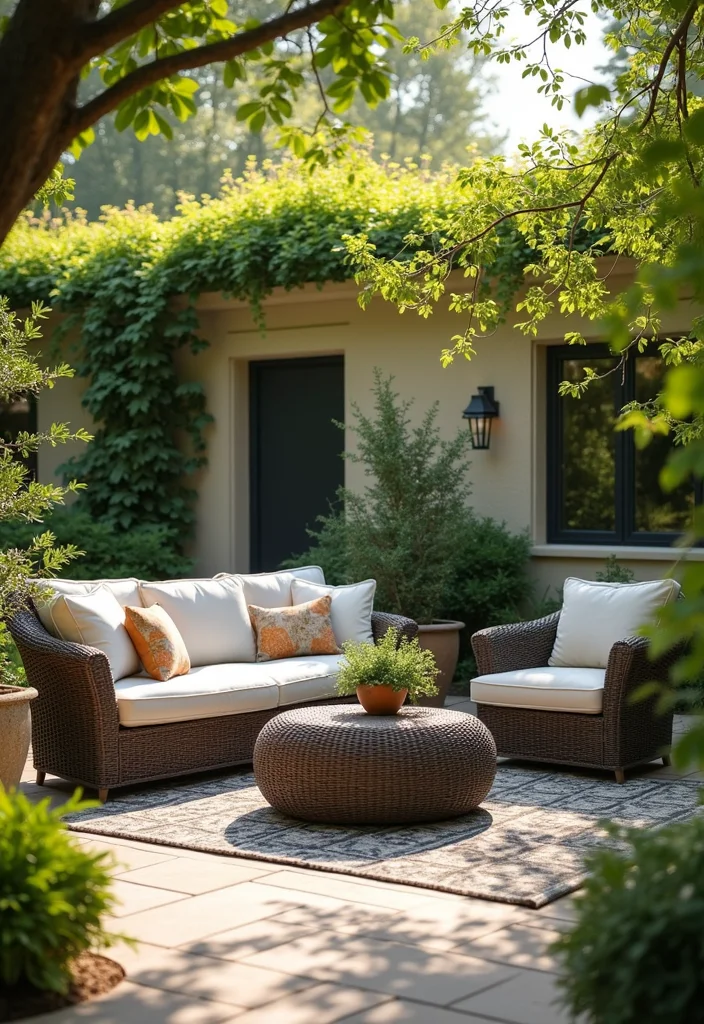 Texas Garden Ideas Landscape Design: A Bold Guide with 17 Southern-Style Inspirations - 15. Incorporate Outdoor Furniture