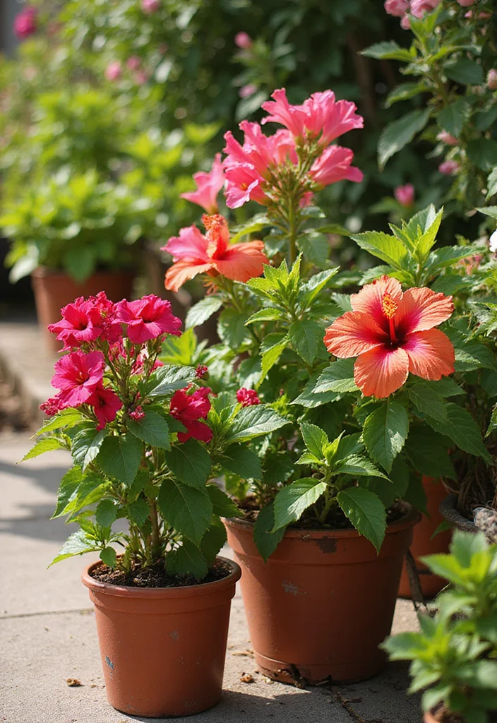 Tropical Garden Design Small Spaces: A Lush Guide with 20 Island-Inspired Visual Concepts - 1. Colorful Caribbean Container Gardens