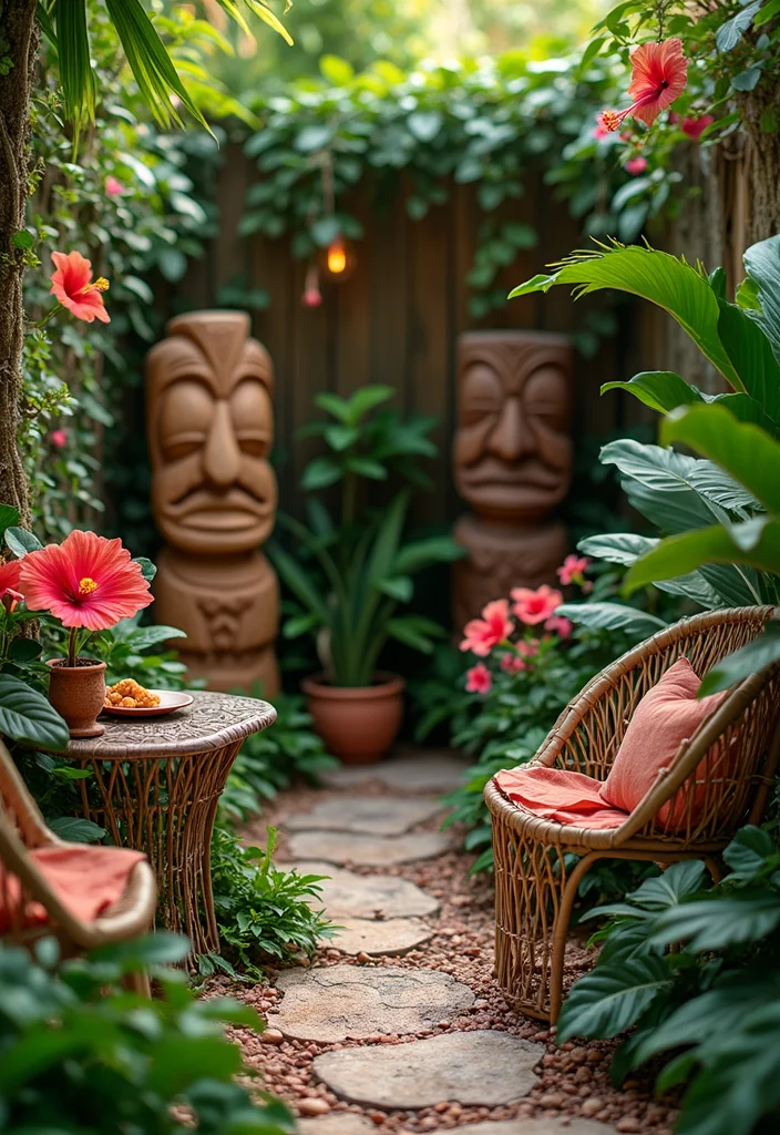 Tropical Garden Design Small Spaces: A Lush Guide with 20 Island-Inspired Visual Concepts - 16. Themed Tropical Gardens