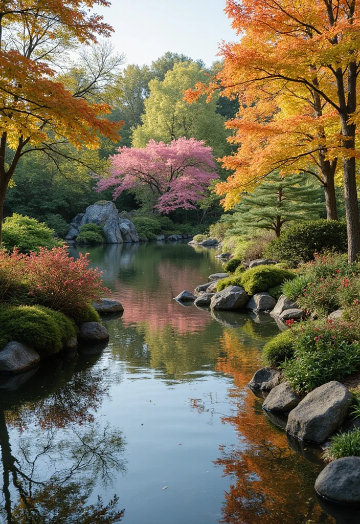 Zen Garden Design Meditation Space: A Calm Guide with 20 Serenity-Focused Inspirations - 10. Seasonal Zen Gardening