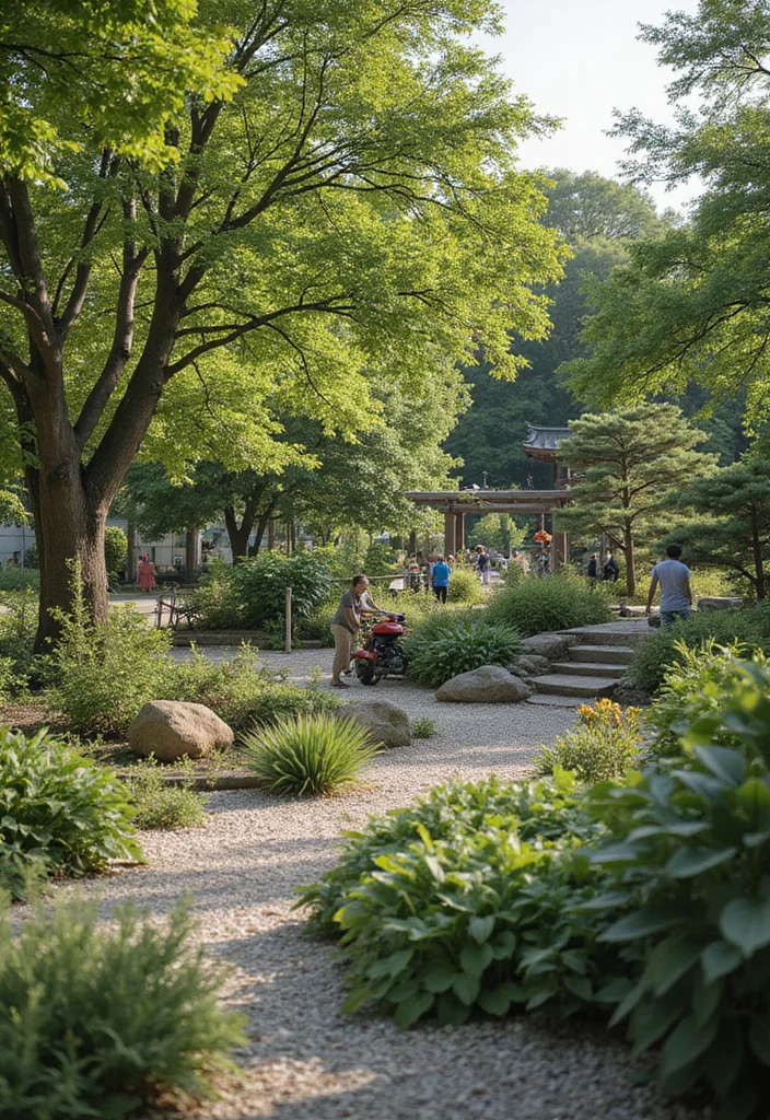 Zen Garden Design Meditation Space: A Calm Guide with 20 Serenity-Focused Inspirations - 16. Community Zen Spaces