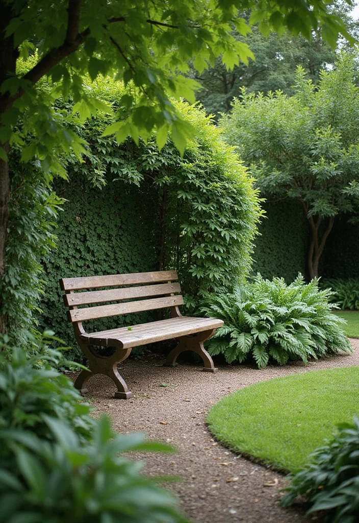 Zen Garden Design Meditation Space: A Calm Guide with 20 Serenity-Focused Inspirations - 6. Zen Garden Benches