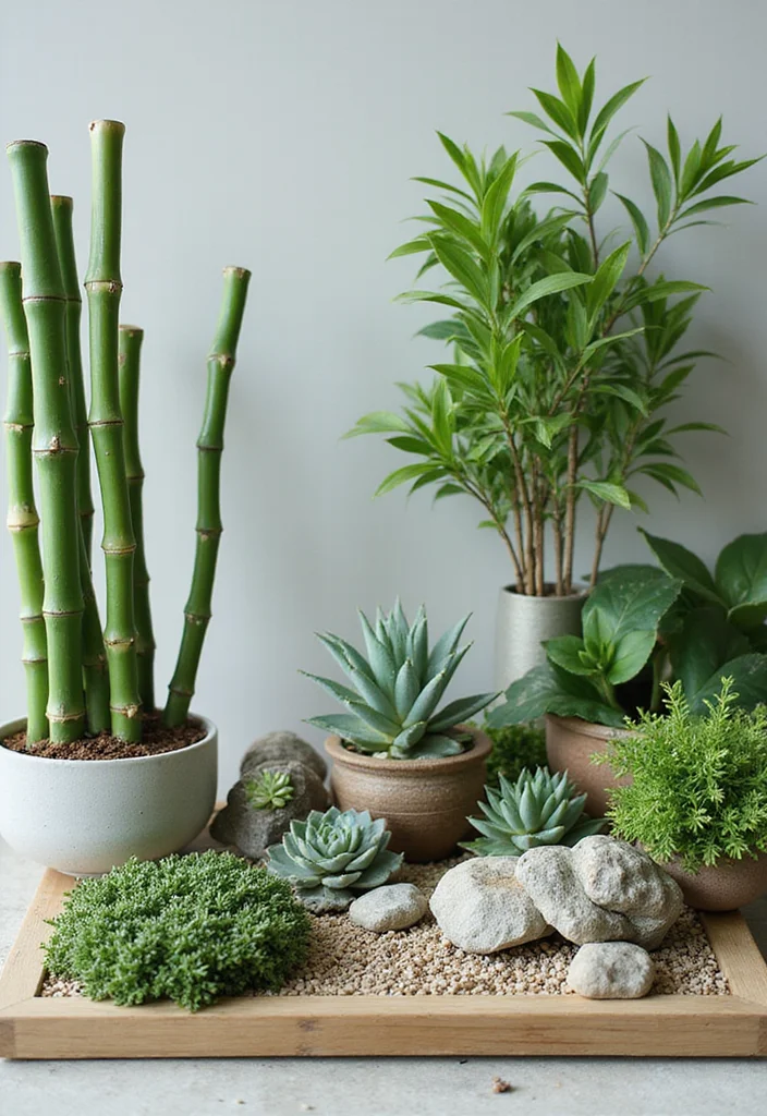 Zen Garden Design Meditation Space: A Calm Guide with 20 Serenity-Focused Inspirations - 7. Mindful Plant Choices