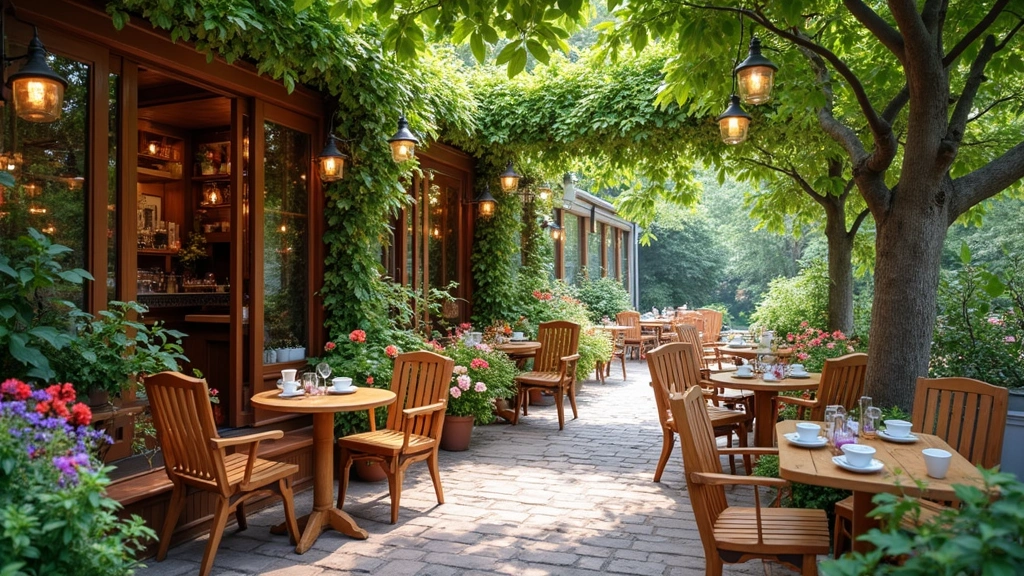 25 Garden Cafe Design Outdoor Coffee Shop Inspirations You’ll Adore