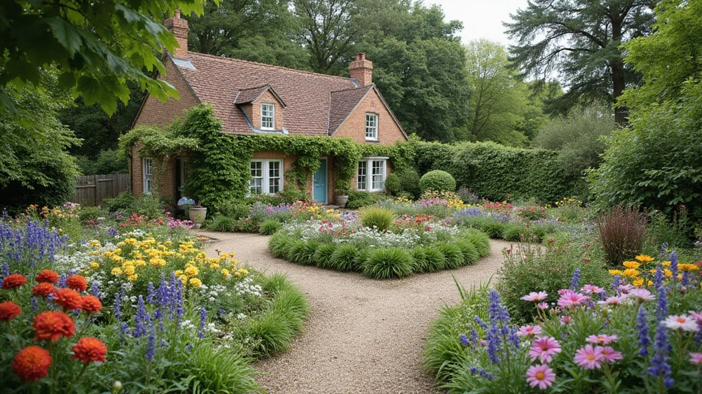 English Cottage Garden Design Layout: A Romantic Guide with 19 Floral-Inspired Layout Designs